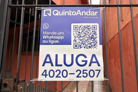 Placa JZYA-191 de casa para alugar com 2 quartos, 80m² em Cidade Líder, São Paulo