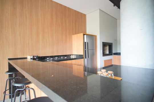 Área Comum - Espaço Gourmet de kitnet/studio à venda com 1 quarto, 31m² em Moinhos de Vento, Porto Alegre