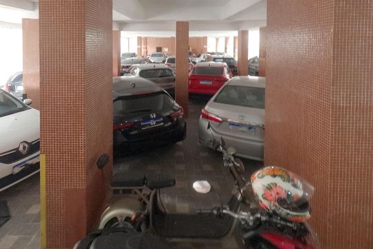 Área Comum - Garagem de apartamento para alugar com 3 quartos, 201m² em Gonzaga, Santos