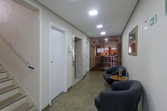 Área Comum - Hall de Entrada de apartamento para alugar com 3 quartos, 201m² em Gonzaga, Santos