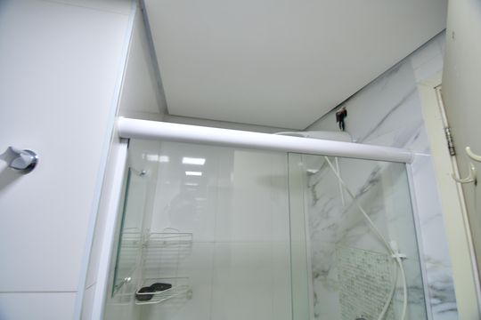 Banheiro de apartamento para alugar com 1 quarto, 40m² em Centro, Campinas