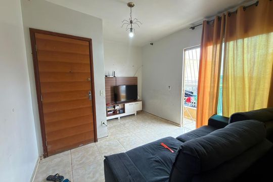 Sala de apartamento à venda com 2 quartos, 55m² em Ade Águas Claras, Brasília