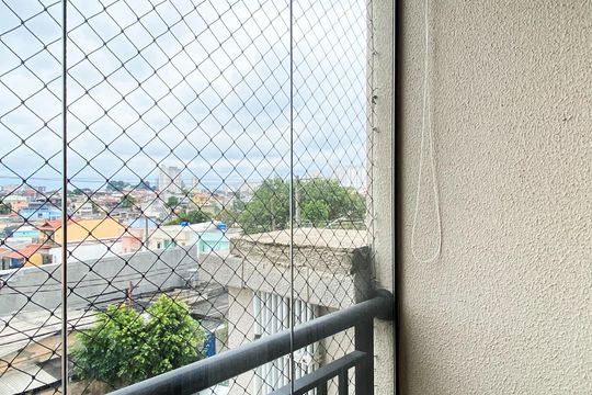 Varanda  de apartamento à venda com 2 quartos, 49m² em Vila Paranagua, São Paulo