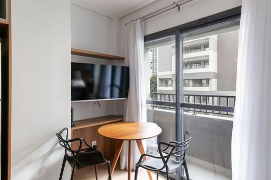 Sala de kitnet/studio para alugar com 1 quarto, 27m² em Água Branca, São Paulo