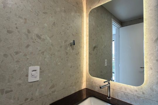 Banheiro Social de apartamento para alugar com 2 quartos, 46m² em Vila Santa Luzia, São Bernardo do Campo