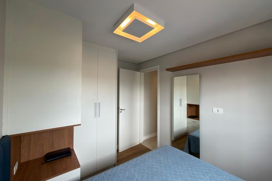 Quarto 1 de apartamento para alugar com 2 quartos, 46m² em Vila Santa Luzia, São Bernardo do Campo