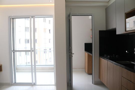 Sala de apartamento para alugar com 2 quartos, 42m² em Barra Funda, São Paulo