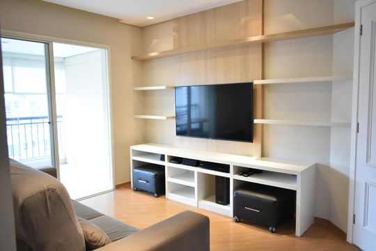 Sala de apartamento para alugar com 3 quartos, 100m² em Vila Clementino, São Paulo