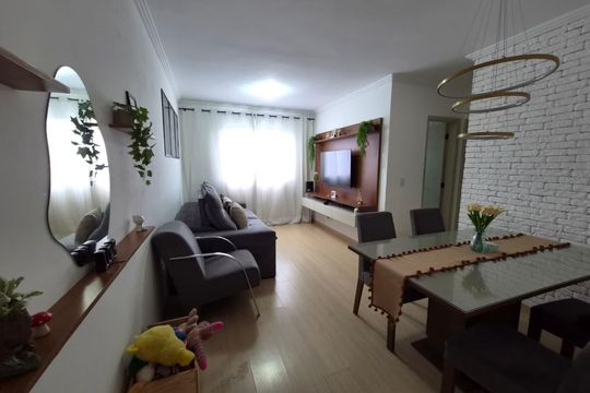 Sala de apartamento à venda com 2 quartos, 54m² em Jardim Pedro José Nunes, São Paulo