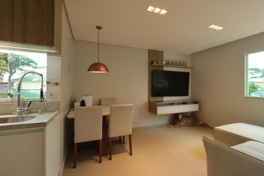 Sala de apartamento à venda com 2 quartos, 49m² em Vila Claudio, Santo André