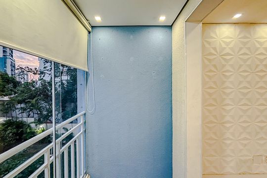 Varanda de apartamento para alugar com 3 quartos, 65m² em Chácara Seis de Outubro, São Paulo