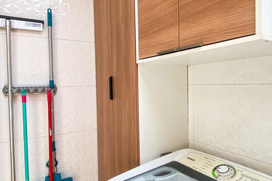 Área de Serviço de casa de condomínio à venda com 2 quartos, 60m² em Cidade Patriarca, São Paulo