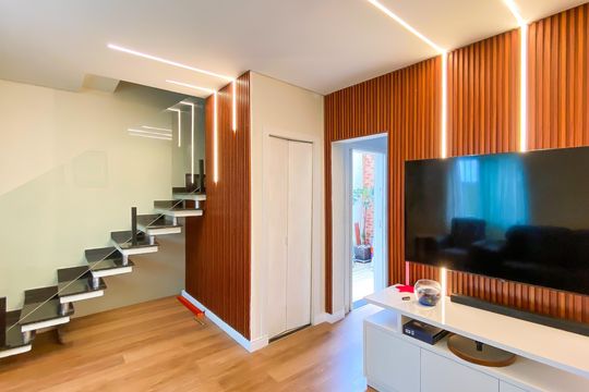 Sala de casa de condomínio à venda com 2 quartos, 60m² em Cidade Patriarca, São Paulo