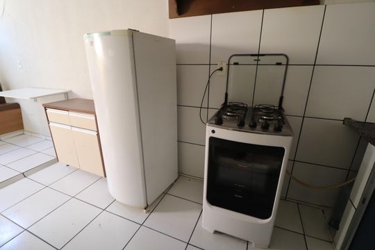 Sala/Cozinha de casa para alugar com 2 quartos, 60m² em Osvaldo Rezende, Uberlândia