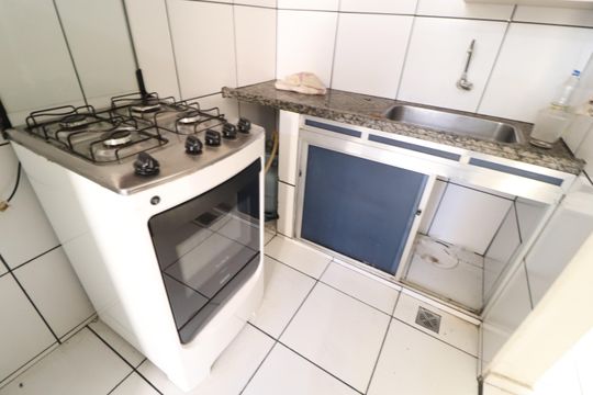 Sala/Cozinha de casa para alugar com 2 quartos, 60m² em Osvaldo Rezende, Uberlândia