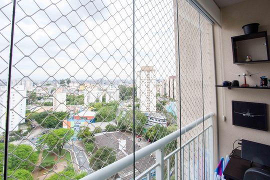 Varanda da Sala de apartamento para alugar com 2 quartos, 63m² em Vila Moraes, São Paulo