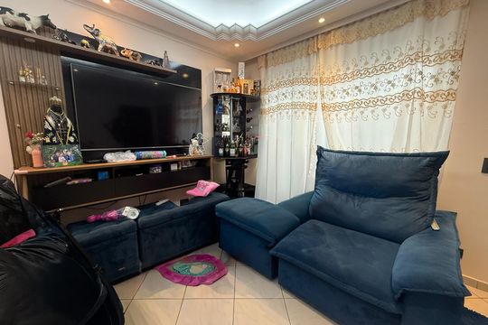 Sala de casa de condomínio para alugar com 2 quartos, 100m² em Vila Siqueira (zona Norte), São Paulo