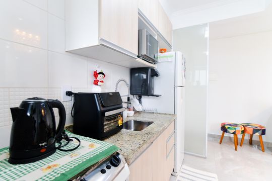 Cozinha  de apartamento para alugar com 2 quartos, 54m² em Vila Augusta, Guarulhos