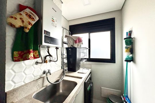 Área de Serviço de apartamento à venda com 2 quartos, 45m² em Freguesia do Ó, São Paulo