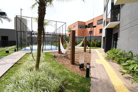 Área comum -Redário de apartamento para alugar com 2 quartos, 48m² em Hauer, Curitiba