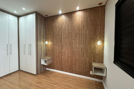 Suíte de apartamento para alugar com 2 quartos, 54m² em Jardim Belval, Barueri