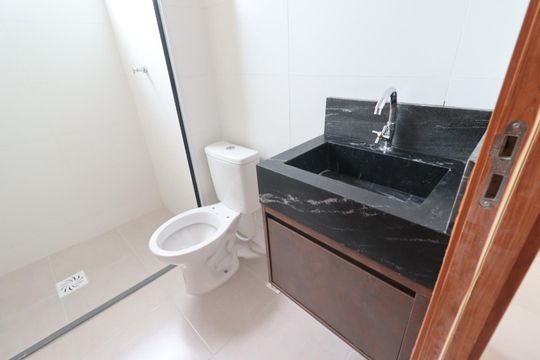Banheiro de apartamento para alugar com 2 quartos, 55m² em Geraldo Correia de Carvalho, Ribeirão Preto
