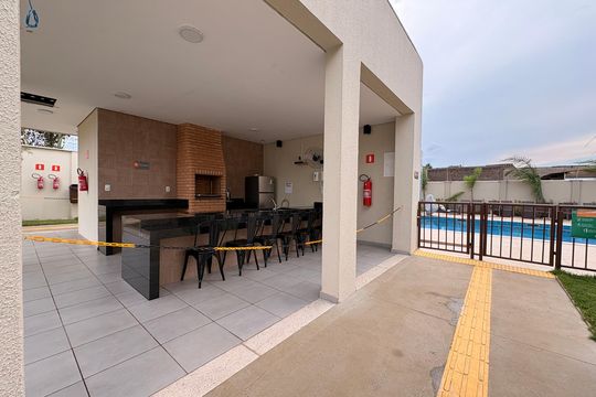 Área comum - Churrasqueira de apartamento para alugar com 2 quartos, 55m² em Geraldo Correia de Carvalho, Ribeirão Preto