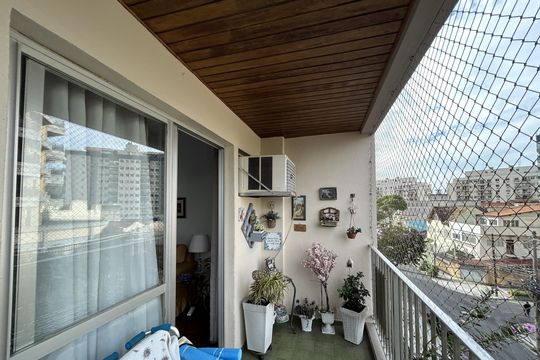 Varanda da Sala de apartamento à venda com 3 quartos, 130m² em Lins de Vasconcelos, Rio de Janeiro