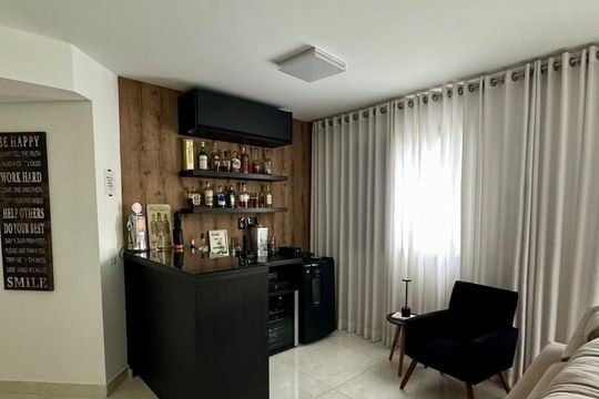 Sala de apartamento para alugar com 3 quartos, 123m² em Vila Andrade, São Paulo