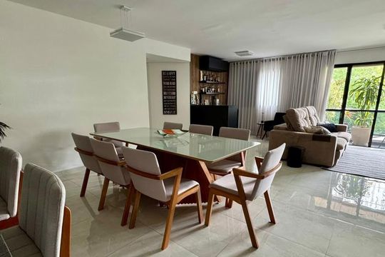 Sala de Jantar de apartamento para alugar com 3 quartos, 123m² em Vila Andrade, São Paulo