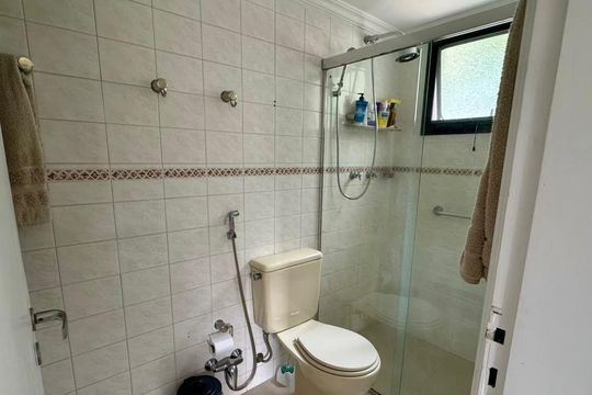 Banheiro 2 de apartamento para alugar com 3 quartos, 123m² em Vila Andrade, São Paulo