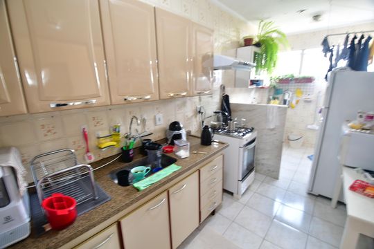 Cozinha de apartamento à venda com 2 quartos, 67m² em Vila Proost de Souza, Campinas