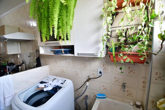 Área de Serviço de apartamento à venda com 2 quartos, 67m² em Vila Proost de Souza, Campinas