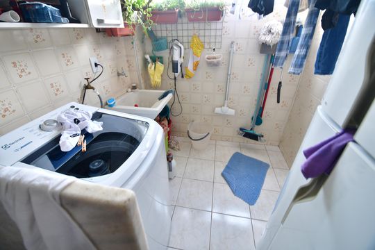 Área de Serviço de apartamento à venda com 2 quartos, 67m² em Vila Proost de Souza, Campinas