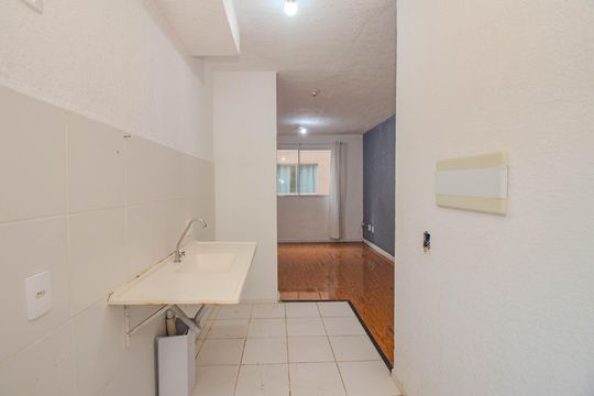 Cozinha e Área de Serviço de apartamento para alugar com 2 quartos, 48m² em Parque da Matriz, Gravataí