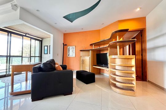 Sala de apartamento à venda com 3 quartos, 148m² em Alphaville Industrial, Barueri