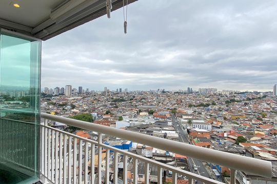 Varanda - VIsta de apartamento à venda com 1 quarto, 43m² em Vila Yolanda, Osasco
