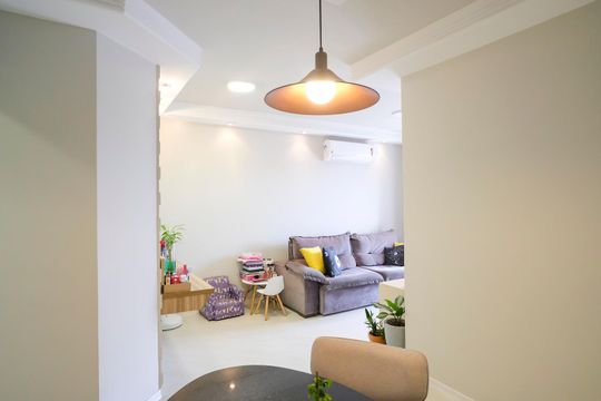 Sala de apartamento à venda com 3 quartos, 70m² em Barcelona, São Caetano do Sul