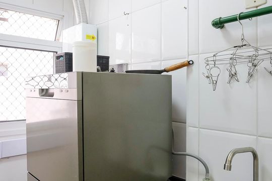 Área de serviço de apartamento à venda com 3 quartos, 70m² em Barcelona, São Caetano do Sul