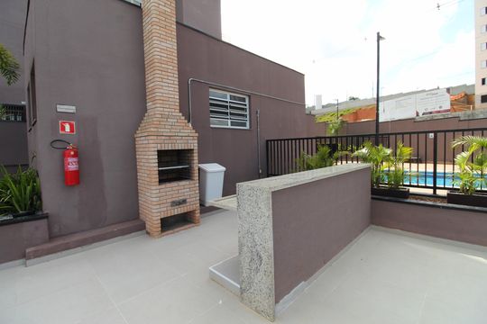 Área comum - Churrasqueira de apartamento para alugar com 2 quartos, 60m² em Jardim das Paineiras Ii, São José dos Campos