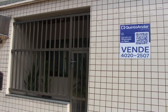 Placa de apartamento à venda com 2 quartos, 60m² em Olímpico, São Caetano do Sul