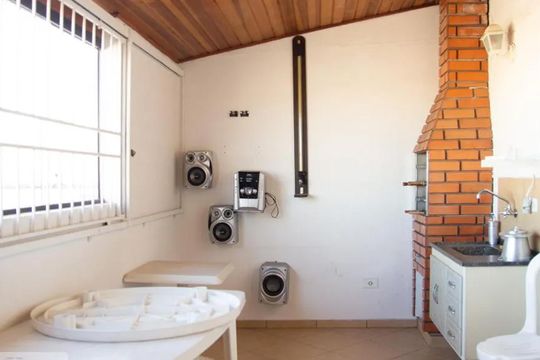 Área comum - Churrasqueira de apartamento à venda com 2 quartos, 60m² em Olímpico, São Caetano do Sul