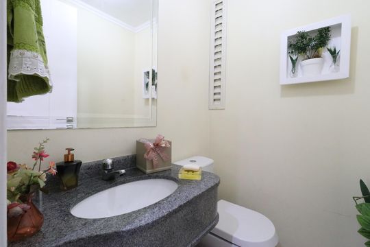Lavabo  de apartamento à venda com 4 quartos, 127m² em Vila Leopoldina, São Paulo