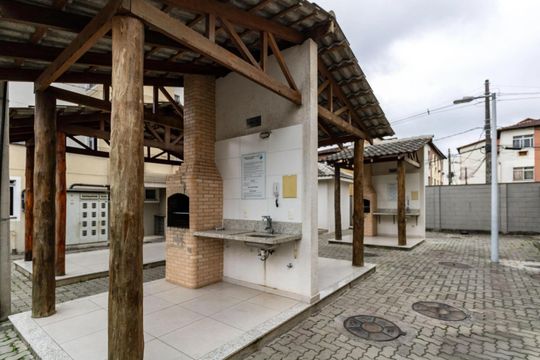 Área comum - Churrasqueira de apartamento para alugar com 2 quartos, 42m² em Cosmos, Rio de Janeiro