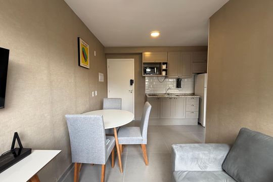 Sala de apartamento à venda com 1 quarto, 30m² em Vila Buarque, São Paulo