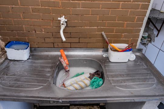 Sala e cozinha de casa à venda com 2 quartos, 28m² em Vila Itaberaba, São Paulo