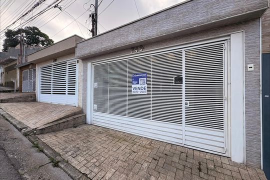 Fachada + placa grande PPJV-891 de casa à venda com 4 quartos, 182m² em Jardim das Maravilhas, Santo André