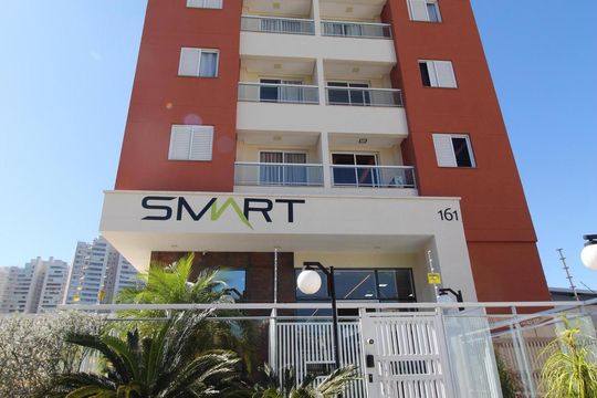 Fachada do Prédio de apartamento para alugar com 1 quarto, 34m² em Parque Residencial Aquarius, São José dos Campos