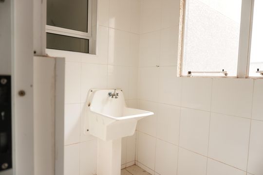 Cozinha e Área de Serviço de apartamento para alugar com 3 quartos, 70m² em Vila Boa Vista 1, São Carlos
