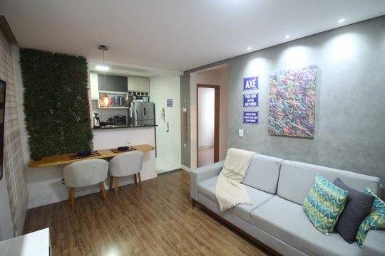 Sala de apartamento à venda com 2 quartos, 45m² em Bandeirantes (pampulha), Belo Horizonte